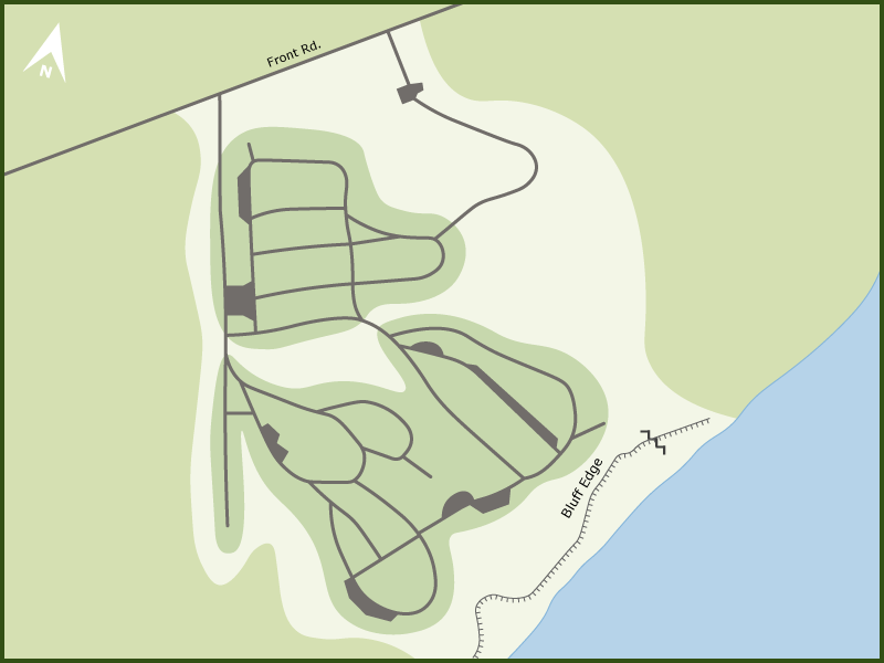 Norfolk campground overview map