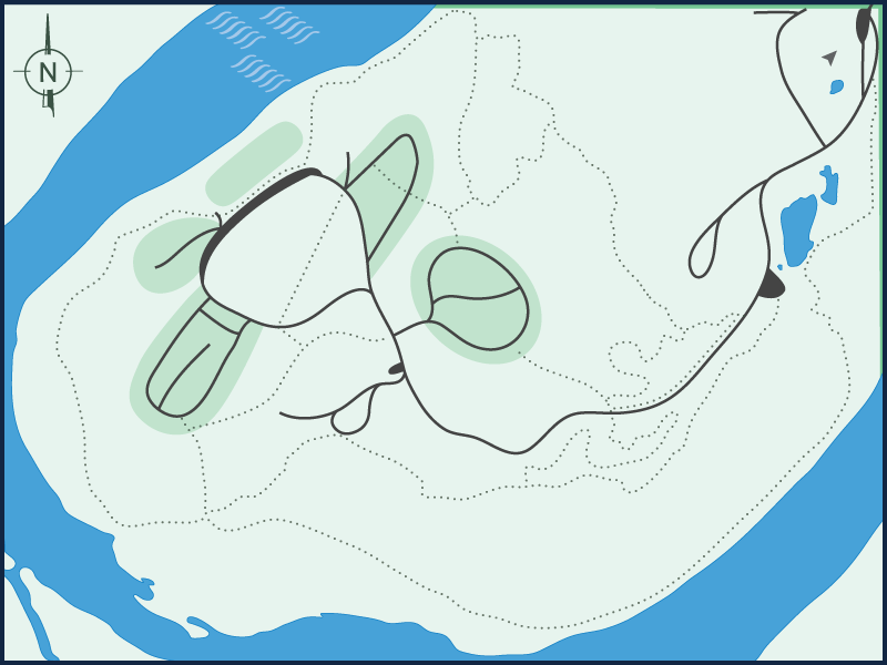 Falls Reserve campground overview map