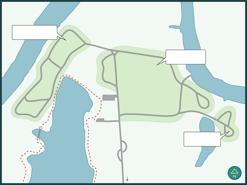 Chippawa Creek campground overview map