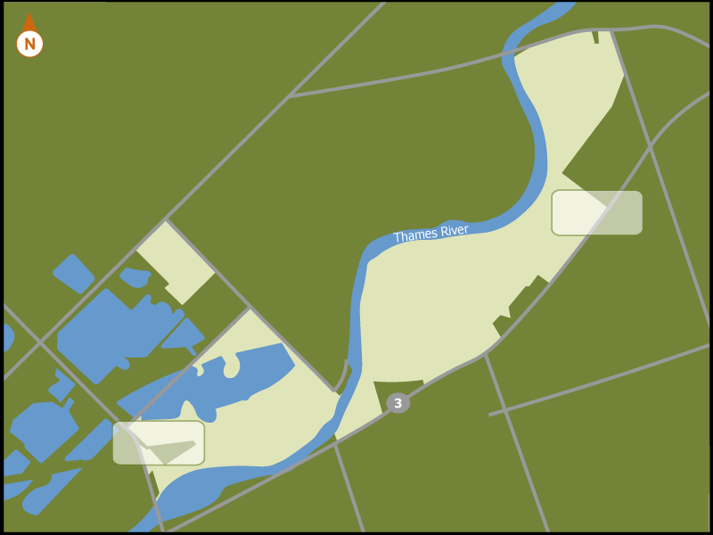 Komoka campground overview map