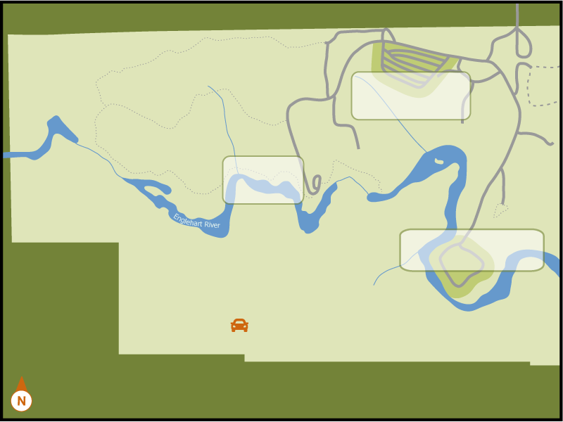 Kap-Kig-Iwan campground overview map