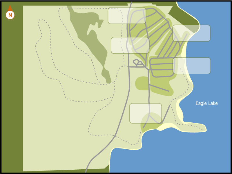 Mikisew campground overview map