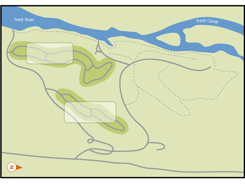 Ferris campground overview map