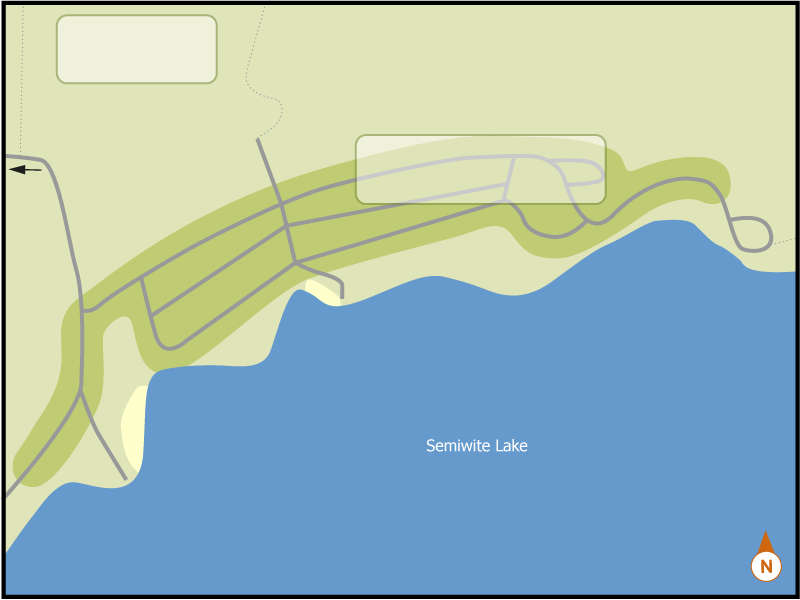 Mississagi campground overview map