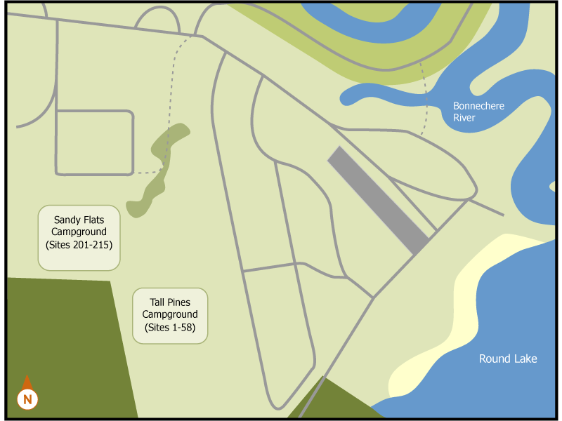 Tall Pines & Sandy Flats Campgrounds