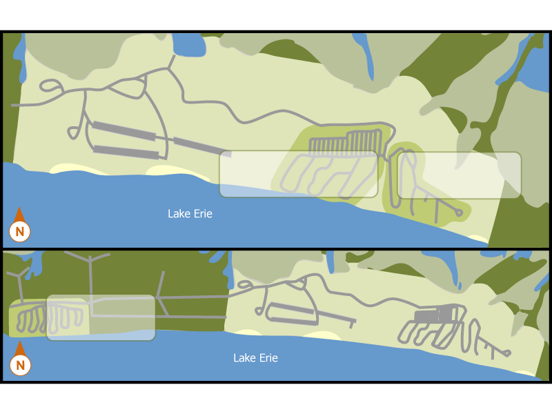 Long Point campground overview map
