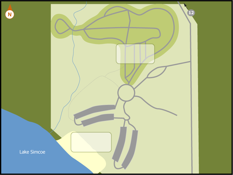 Mara campground overview map