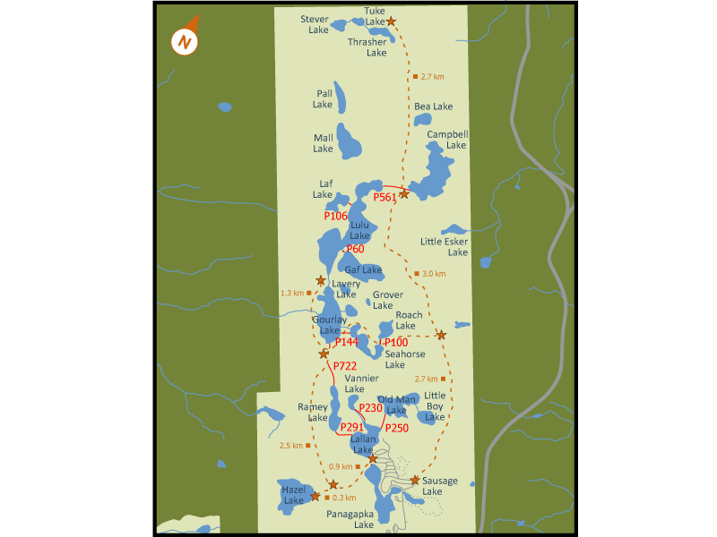 Esker Lakes Backcountry
