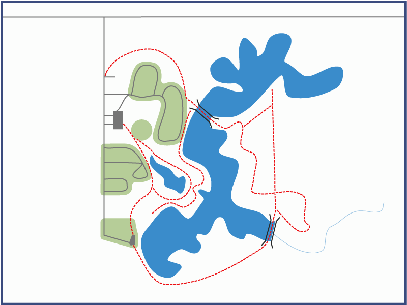 Lorne C. Henderson campground overview map